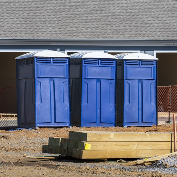 do you offer hand sanitizer dispensers inside the porta potties in New Munich